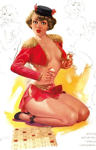 25P Pin-up Art 6 - Ted Withers