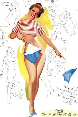 25P Pin-up Art 6 - Ted Withers