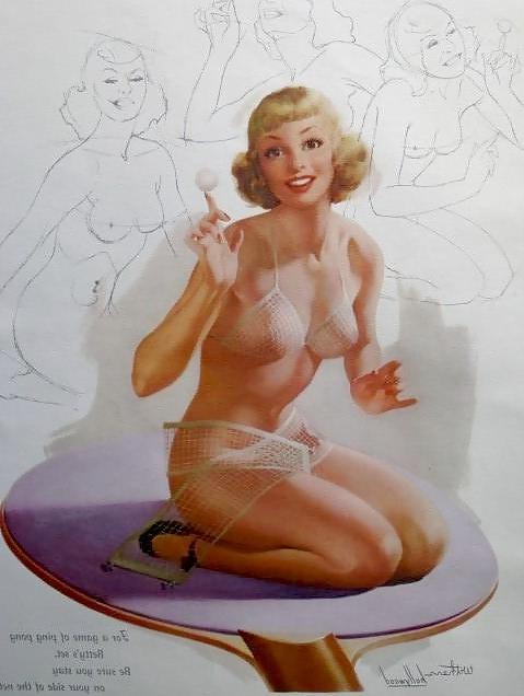 25P Pin-up Art 6 - Ted Withers