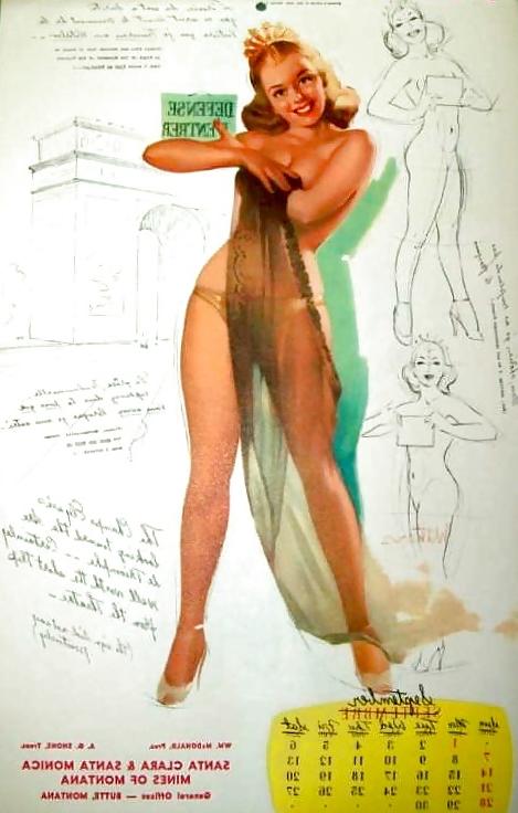 25P Pin-up Art 6 - Ted Withers