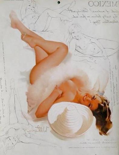 25P Pin-up Art 6 - Ted Withers