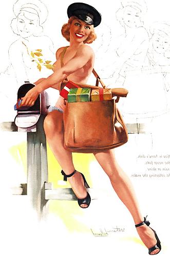 25P Pin-up Art 6 - Ted Withers