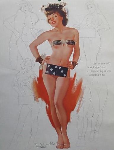 25P Pin-up Art 6 - Ted Withers