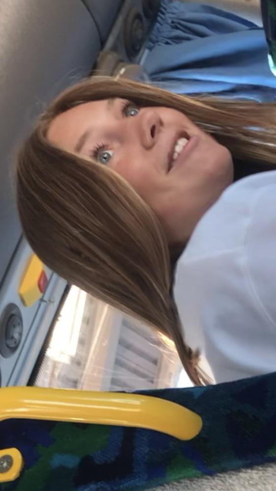 8P Upskirt cute teen