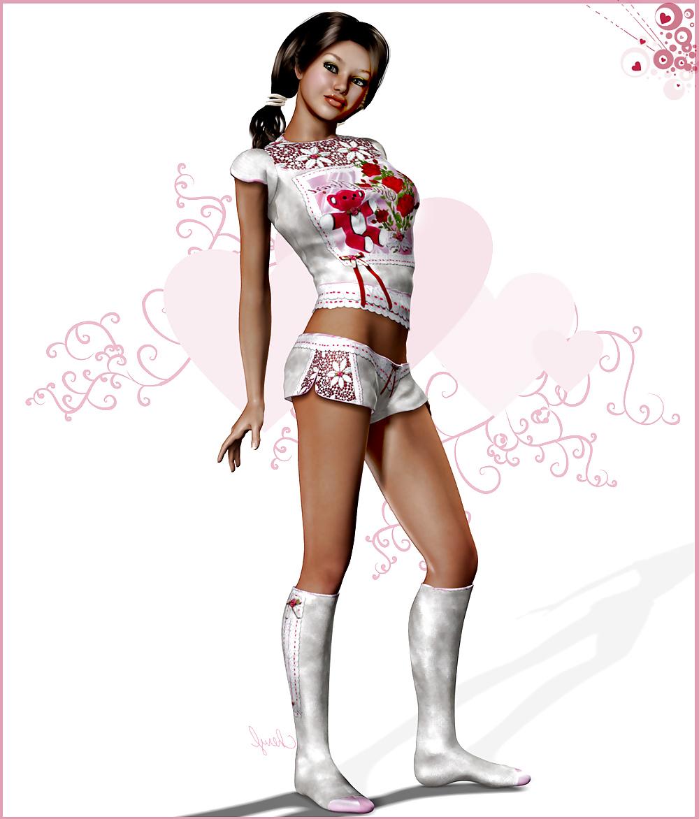 25P Cheezecake toon art - Teen II
