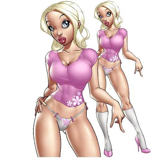 25P Cheezecake toon art - Teen II