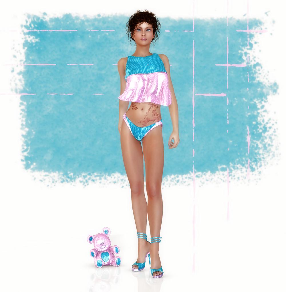 25P Cheezecake toon art - Teen II