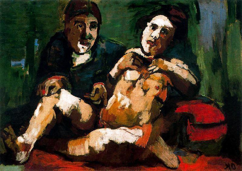 19P Painted Ero and Porn Art 25 - Oskar Kokoschka