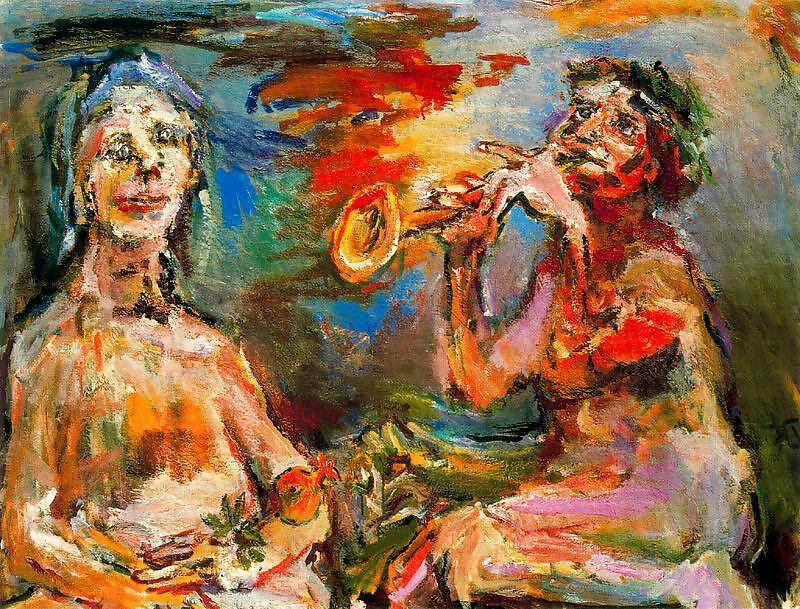 19P Painted Ero and Porn Art 25 - Oskar Kokoschka
