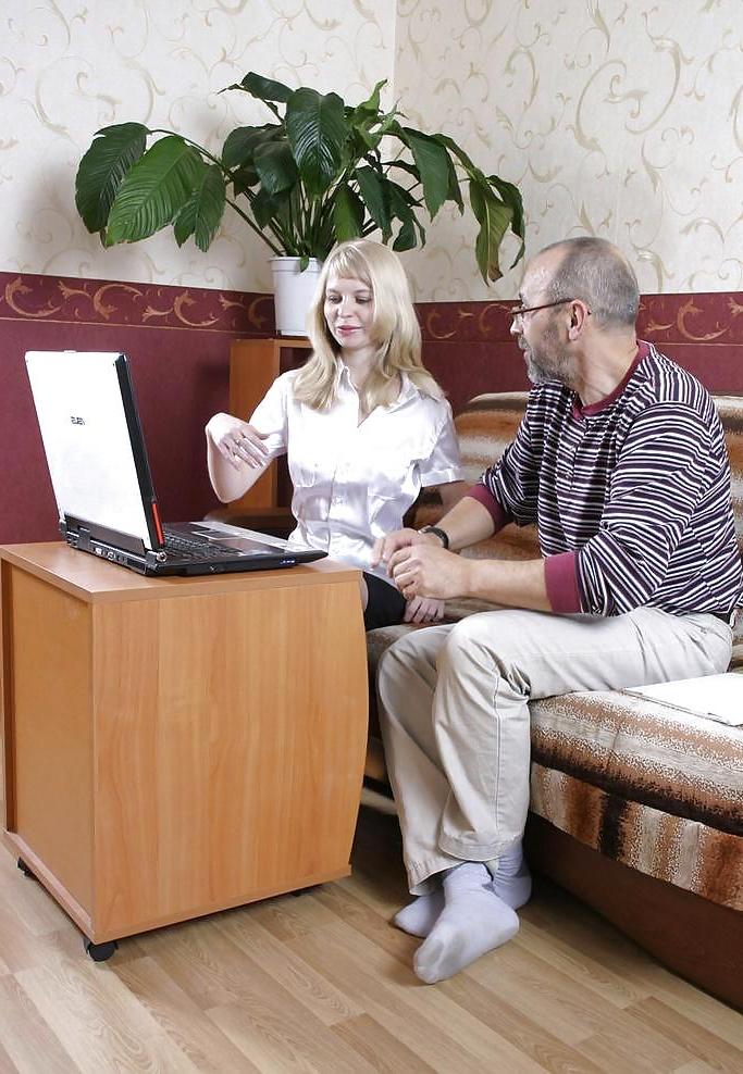 12P Blonde cute teen fucked by older guy