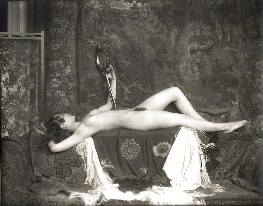 24P Vintage Erotic Photo Art 8 - Nude Model 5 Ziegfeld Girls