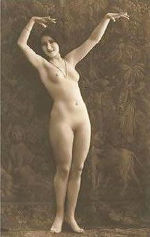 24P Vintage Erotic Photo Art 8 - Nude Model 5 Ziegfeld Girls