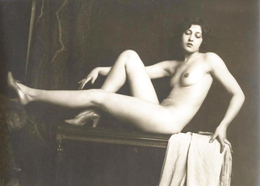 24P Vintage Erotic Photo Art 8 - Nude Model 5 Ziegfeld Girls