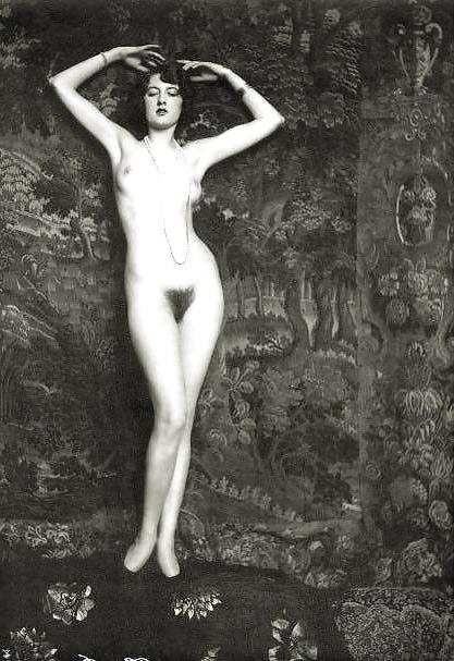 24P Vintage Erotic Photo Art 8 - Nude Model 5 Ziegfeld Girls