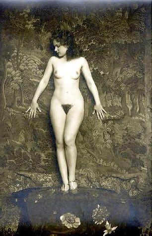 24P Vintage Erotic Photo Art 8 - Nude Model 5 Ziegfeld Girls