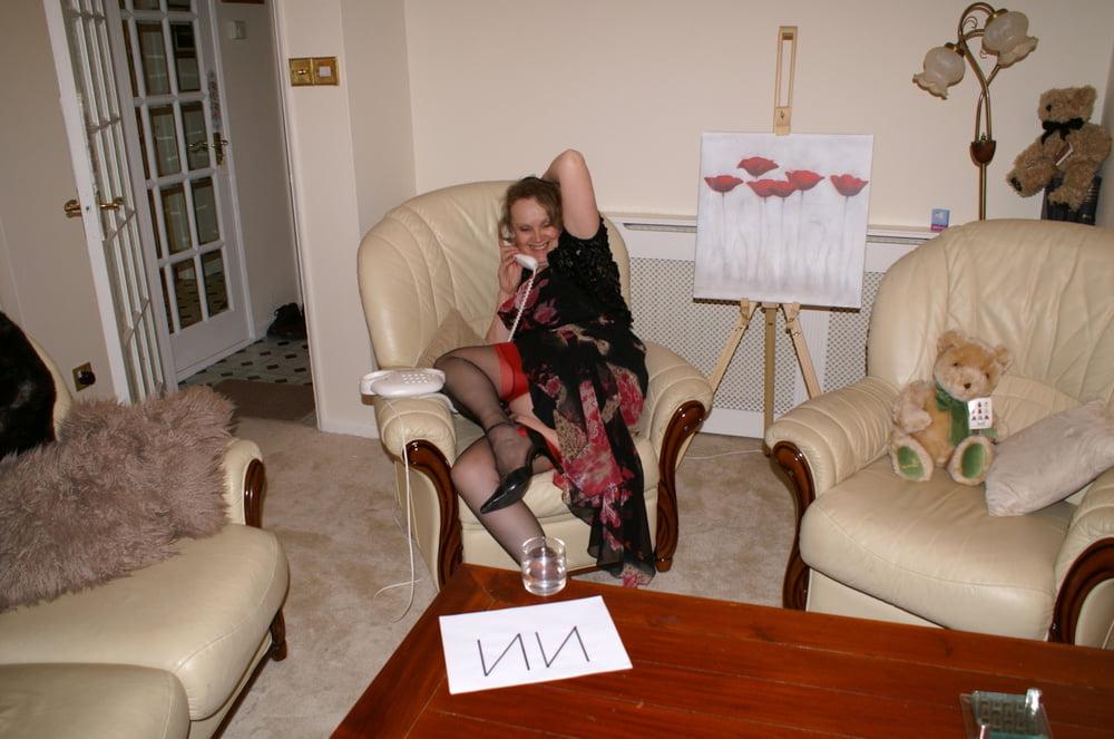 25P Crissy red stockings