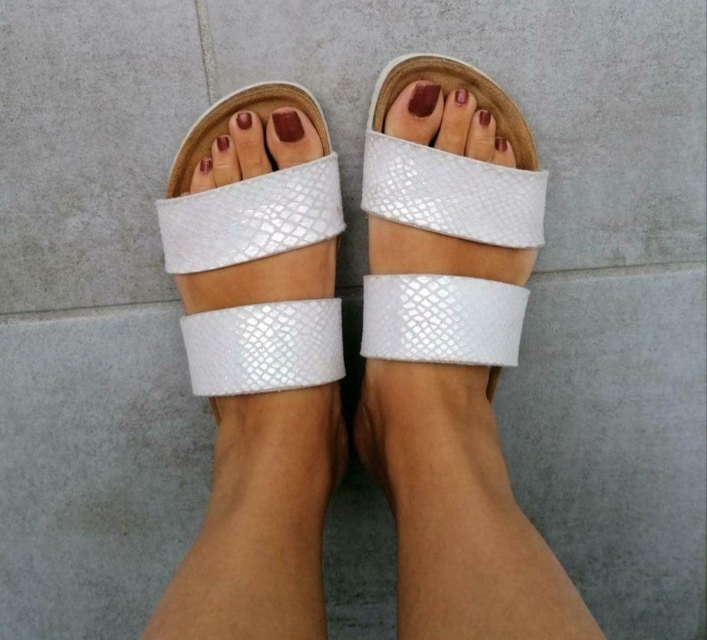 7P Friends pretty feet in birkenstock - sexy Fuesse