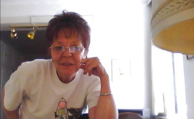 11P Non-nude cute short haired granny