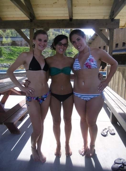 10P Cute young teacher exposed! (bikini and upskirt)