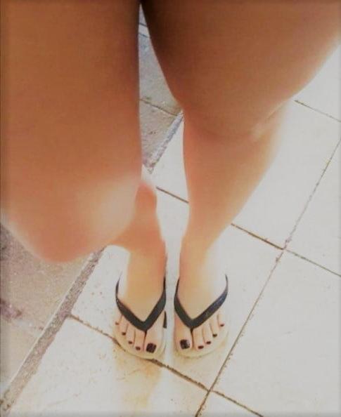 25P My sexy feet in stocking and heels