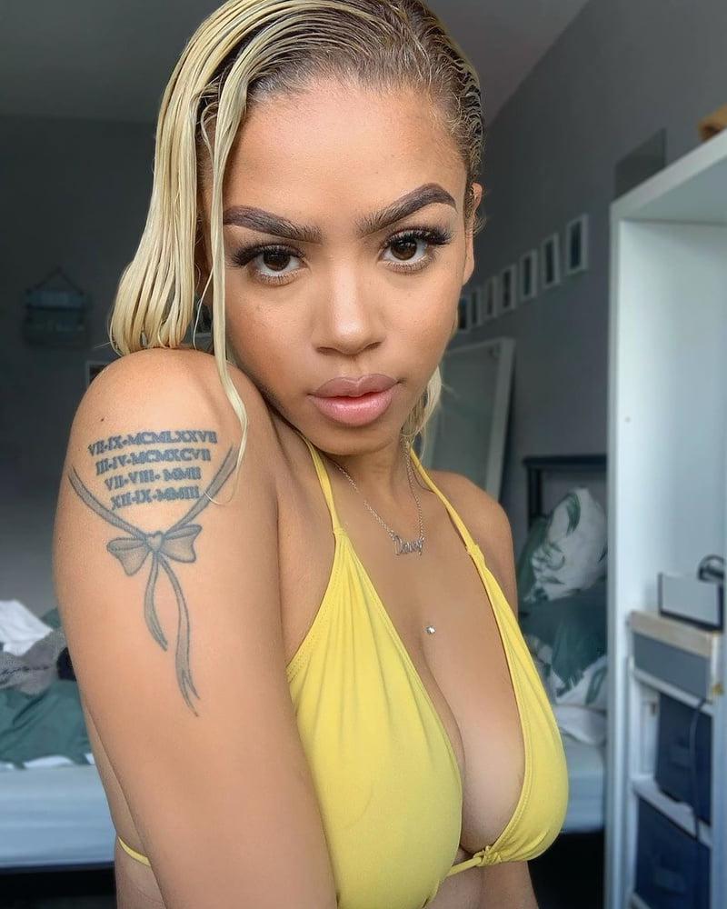 25P Cute black sexy slag Darcy