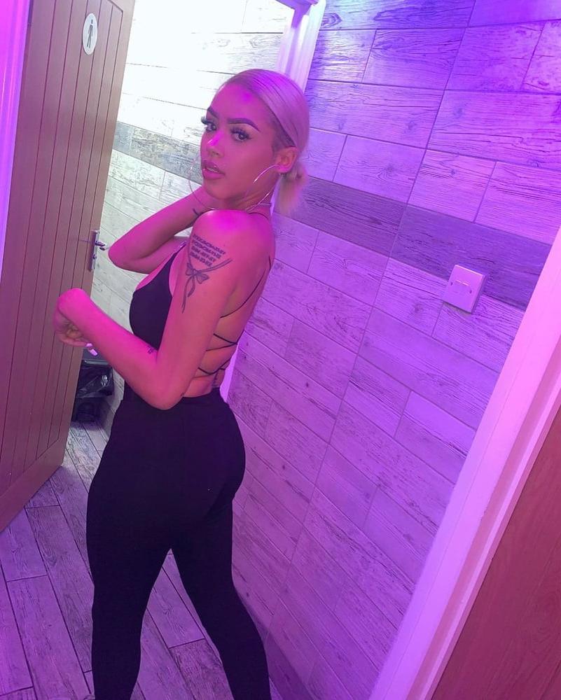25P Cute black sexy slag Darcy