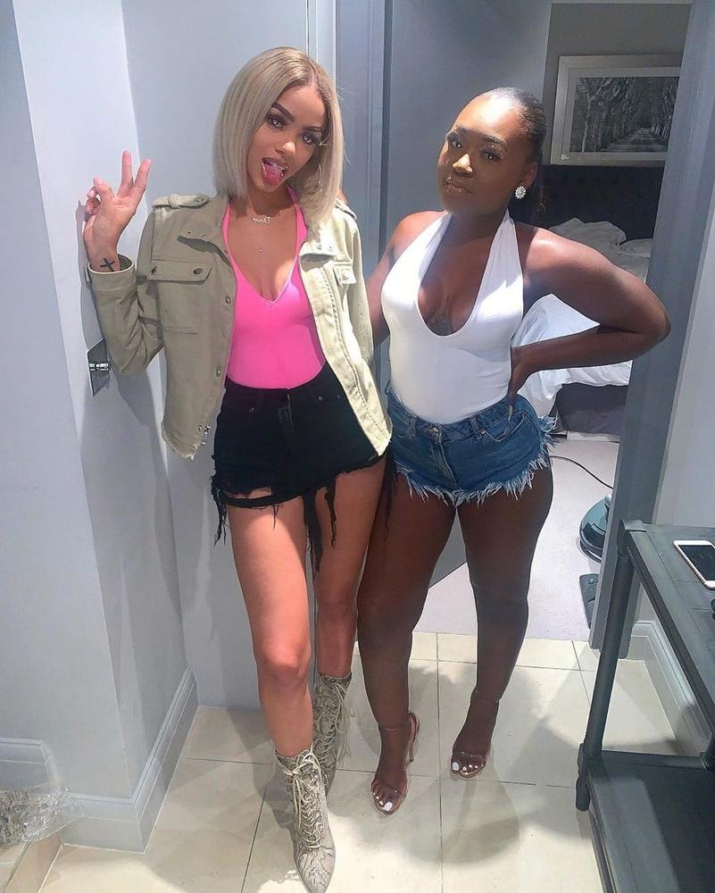 25P Cute black sexy slag Darcy