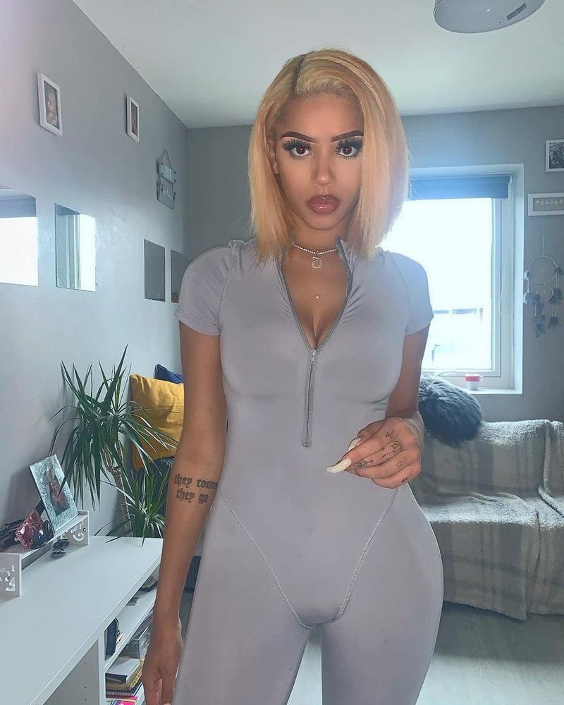 25P Cute black sexy slag Darcy