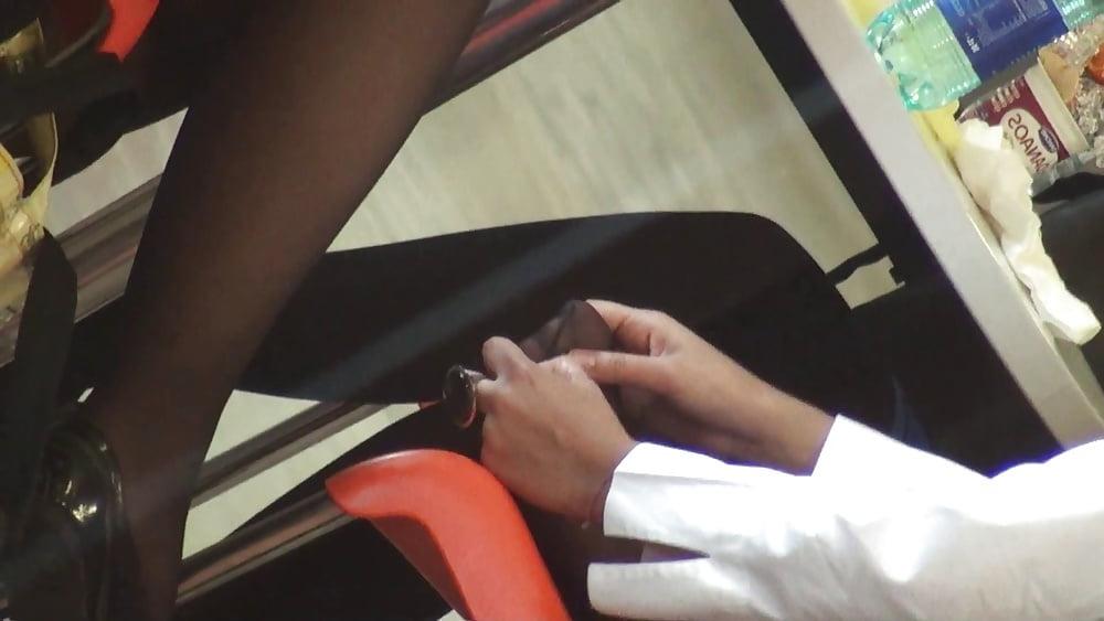 25P candid nylon feet  Facebook 2