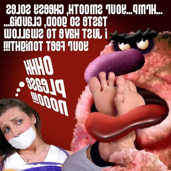 24P Monsters love feet