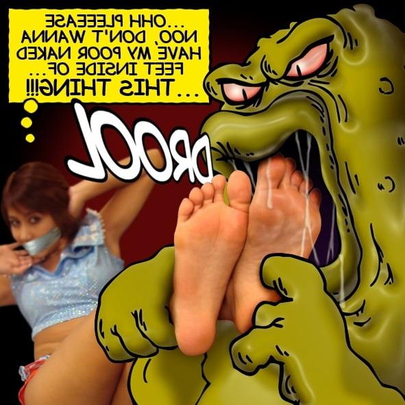 24P Monsters love feet