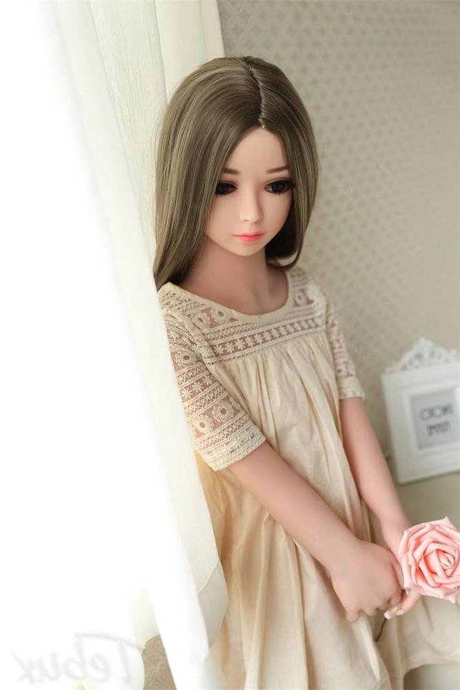 11P cute petite brunette sex doll with small tits