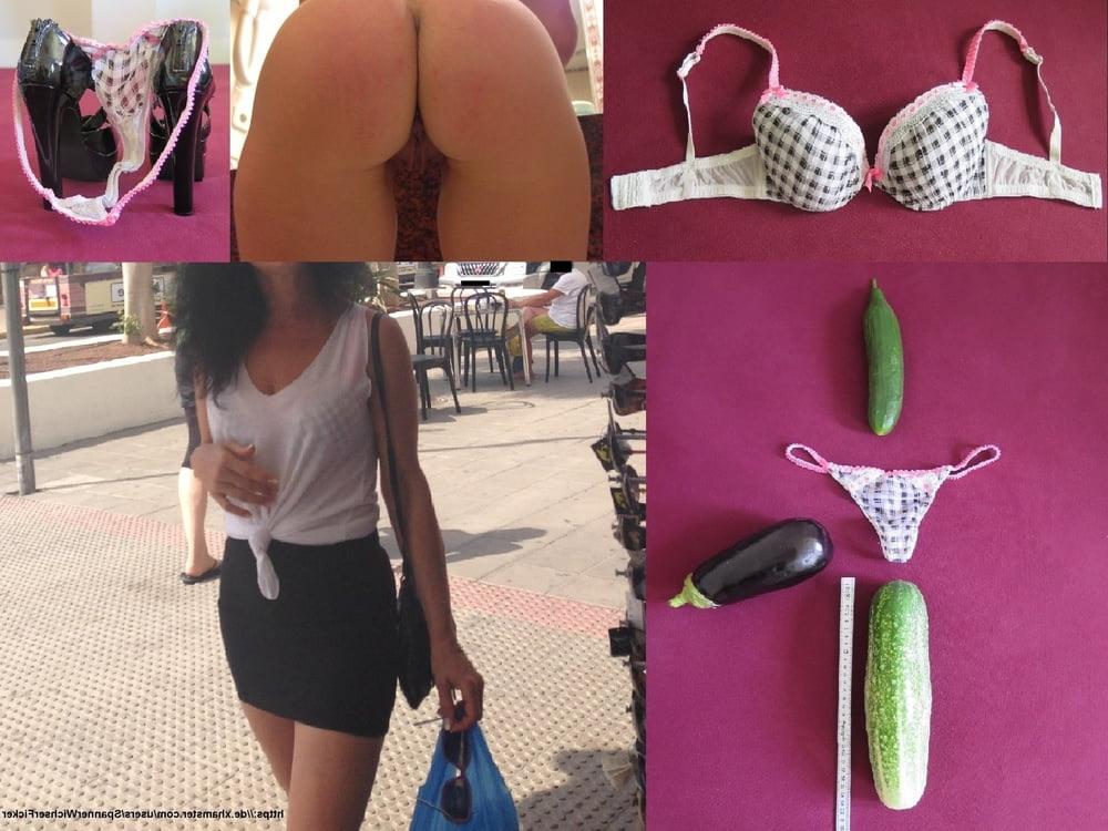 7P Nutte Hooker Hure Whore Bitch wear String Tanga Fotze Candid