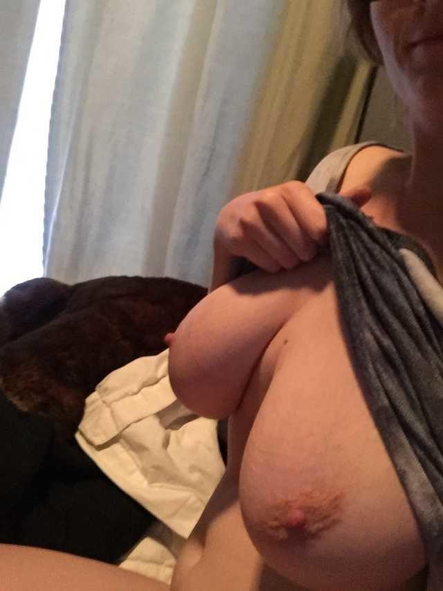 12P Short Hair Chubby MILF Shows Off Saggy Tits And Thick Ass