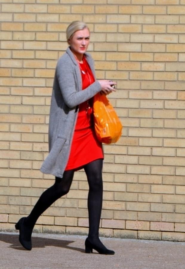 7P Street Pantyhose - UK Office Bitch Who Knew