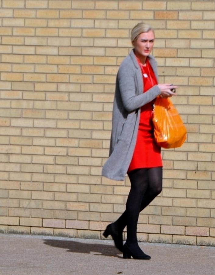 7P Street Pantyhose - UK Office Bitch Who Knew