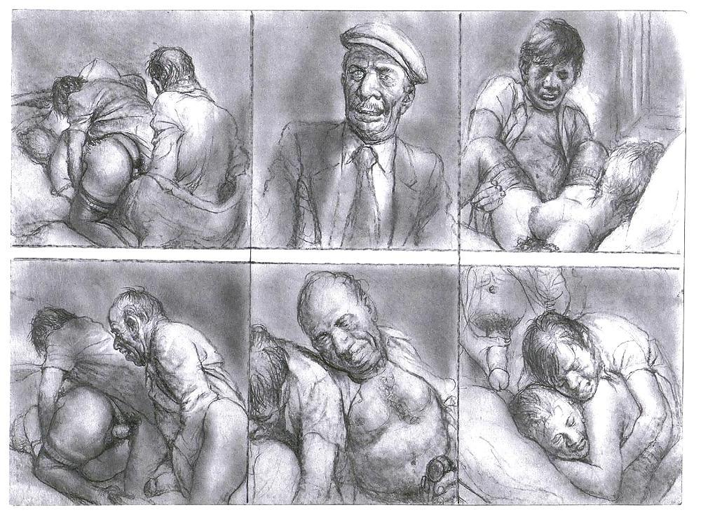 14P Vintage artistic comic from Croatia