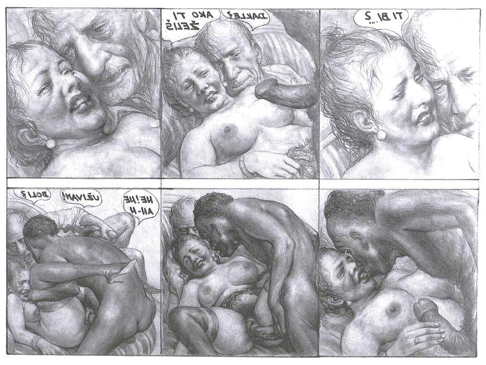 14P Vintage artistic comic from Croatia