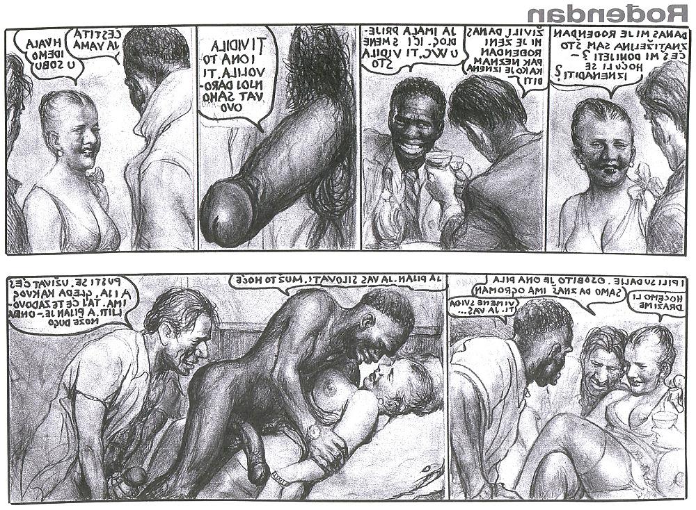 14P Vintage artistic comic from Croatia