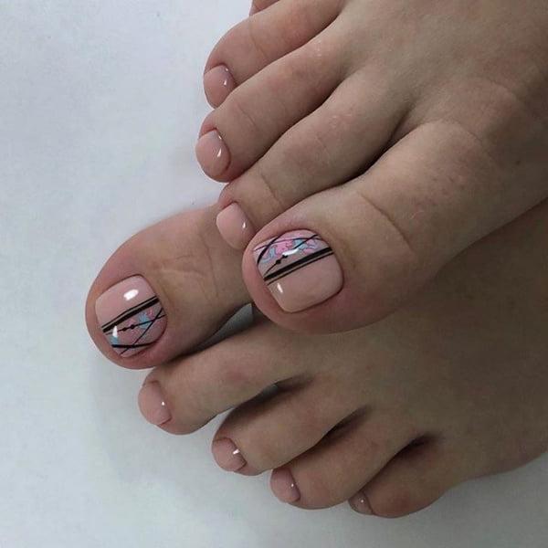 25P Real Pedicured Toes &amp; Feet