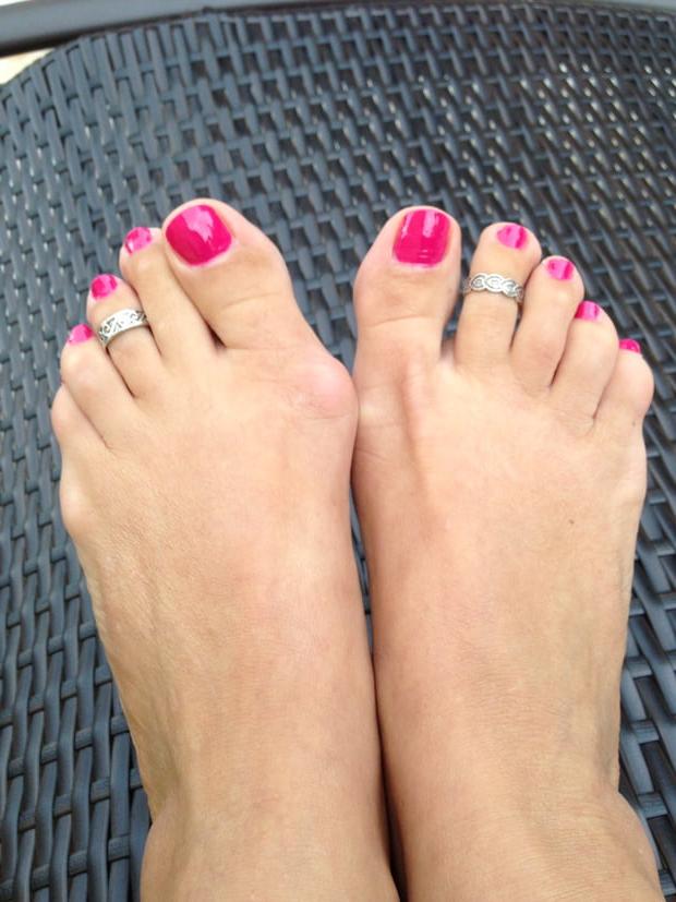 25P Real Pedicured Toes &amp; Feet