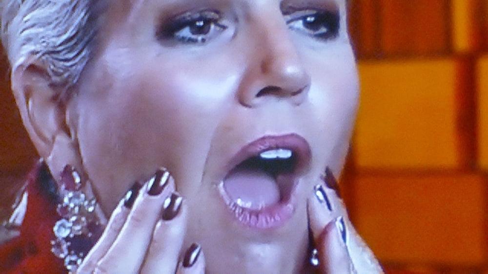 15P Silly faces queen MAXIMA on tv where i jerk of on many times