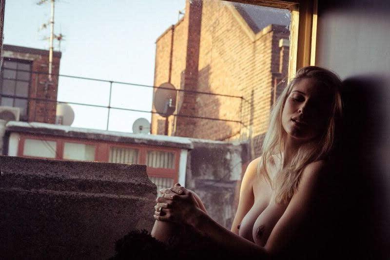 13P Sexy Ashley James - Topless Shoot 2014