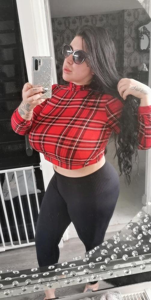 12P Chubster British chav slut stockings and tights Part 5