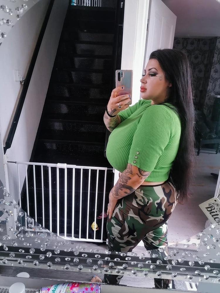12P Chubster British chav slut stockings and tights Part 5