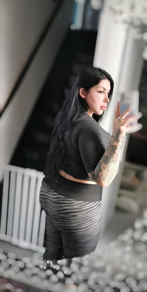 15P Chubster British chav slut stockings and tights Part 7