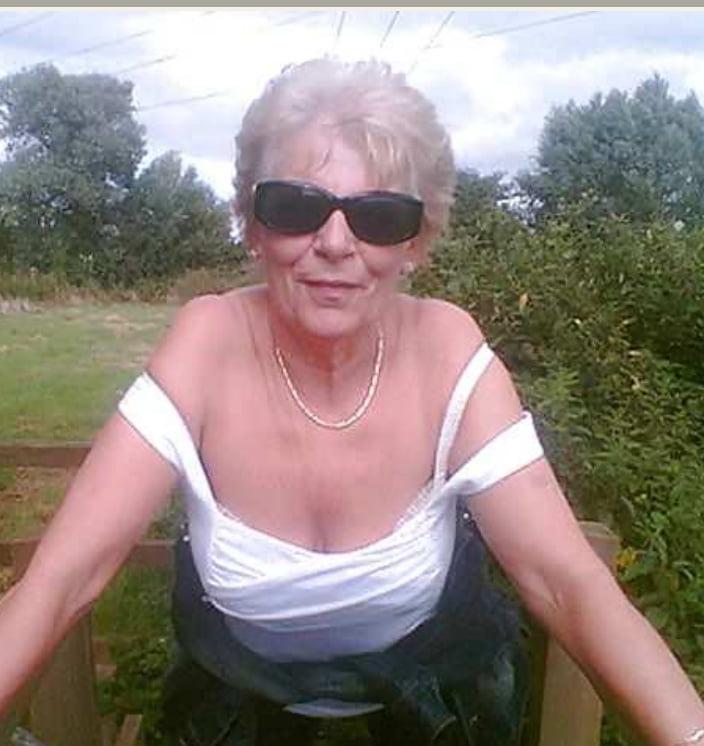 14P british  granny  shows all