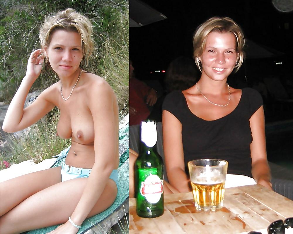 25P Before and After Topless