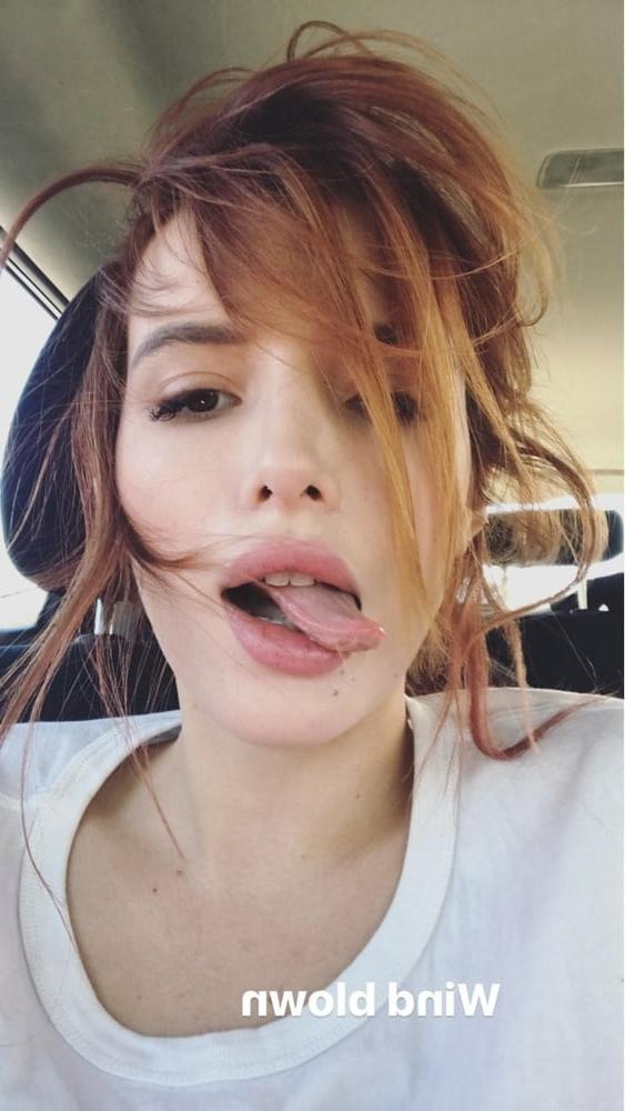 15P Bella Thorne hot bitch tongue