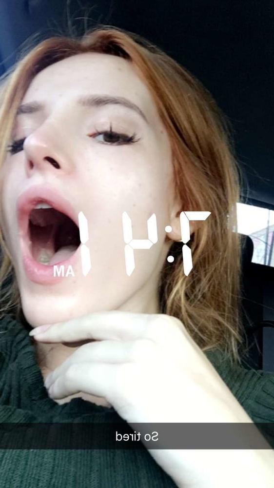 15P Bella Thorne hot bitch tongue